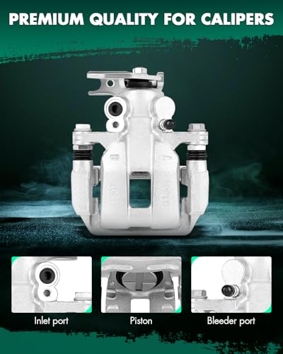 Image of SCITOO - Rear Right Disc Brake Caliper Assembly w /Bracket For Honda For Accord 2013 2014 2015 2016 2017 19B7096