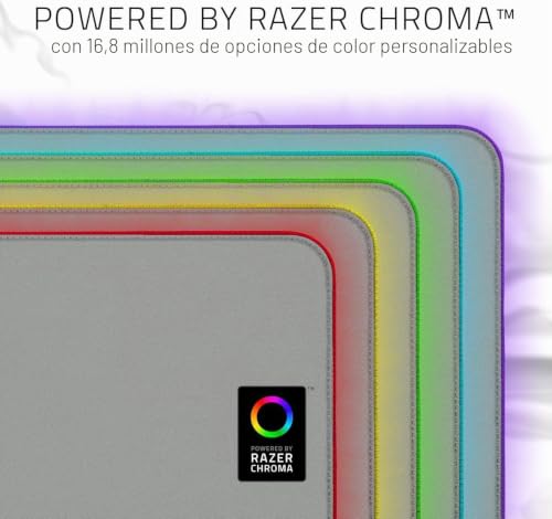 Miniatura 2 de Razer Goliathus Extended Chroma - Alfombrilla de ratón (compatible con Synapse 3, base de goma antideslizante, sujeción de cables, 255 x 355 x 3 mm) Mercury