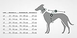 HUNTER Hundepullover MALMÖ, Farbe: grau, klassisches Zopfstrick-Muster, wärmend & bequem, elastisch für optimalen Sitz, reflektierend für mehr Sichtbarkeit, waschbar bei 30°C, Größe: 50