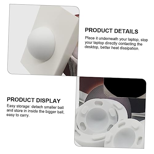 Soportes portátiles de silicona para laptop 4 piezas miniatura 5
