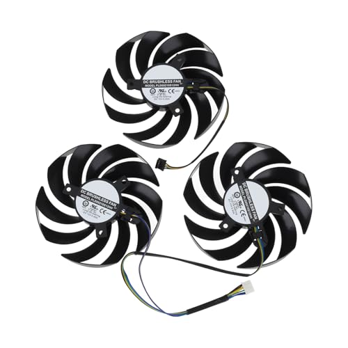 Ventilador GPU PLD09210S12HH de 90mm y 4 Pines para Gráficas MSI RTX 3060 3070 3080