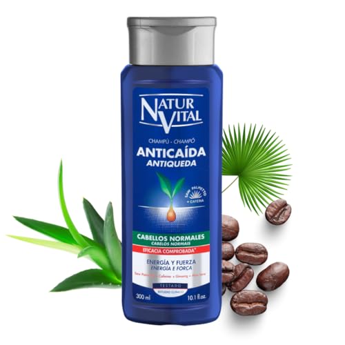 NaturVital - Champú Anticaída, Sin Parabenos,...