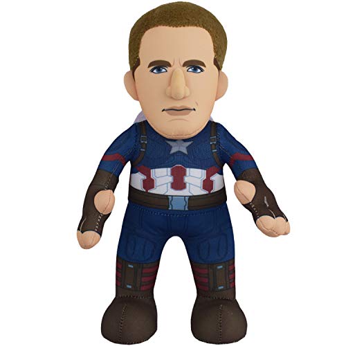 Bleacher Creatures Marvel Captain America 10" Plush Figure - A Superhero for Play and Display