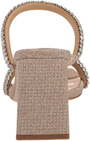 Badgley Mischka Women's Frankie Heeled Sandal, Pale Gold, 6.5 | Image 2