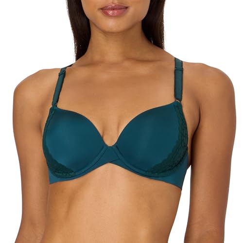 Image of Maidenform Women's Demi Underwire Bra, One Fab Fit Lightly Padded Bras for Women, Convertible Straps (Plus