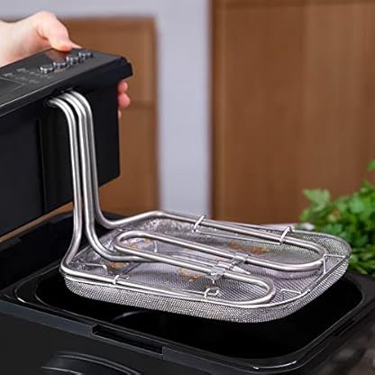Cecotec Digitalfritteuse Cleanfry Luxury 4000. 4,2-Liter-Digitalfritteuse mit elegantem Edelstahldesign (3,2 L, Black) – Bild 5