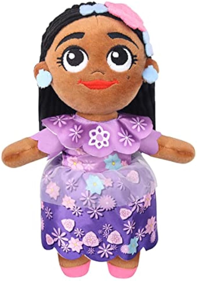 Isabella Doll Toy Mirabel Plush Doll Cartoon Anime Plushie Toys Figure Pillows for Adult Kids Unisex Fan Gifts (28cm/11inch, Isabella)