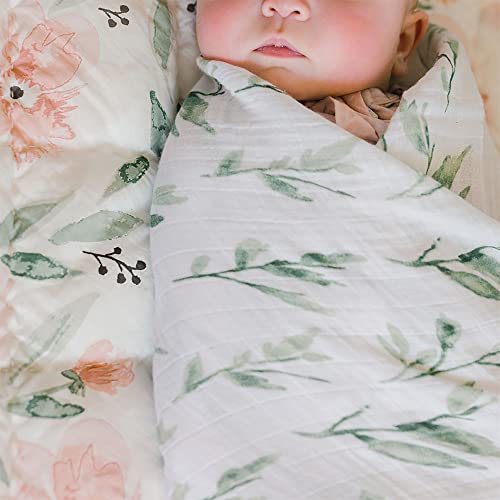 Crane Baby Activity Mat, Infant And Baby Quilted Playmat For Boys And Girls, Pink Floral, 40” X 40” #TOP5