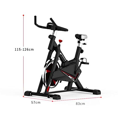 ZIJIAGE Home Exercise Bike, Spin Fitness Equipment Exercise Bike Indoor Weight Loss Equipment Pedal Bike Commercial Gym for Men Women Flywheel Weight 10Kg