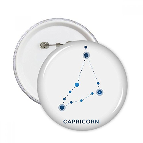 Badge Capricorne Constellation - Cadeaux zodiaque parfaits en lot de 5 broches XXL