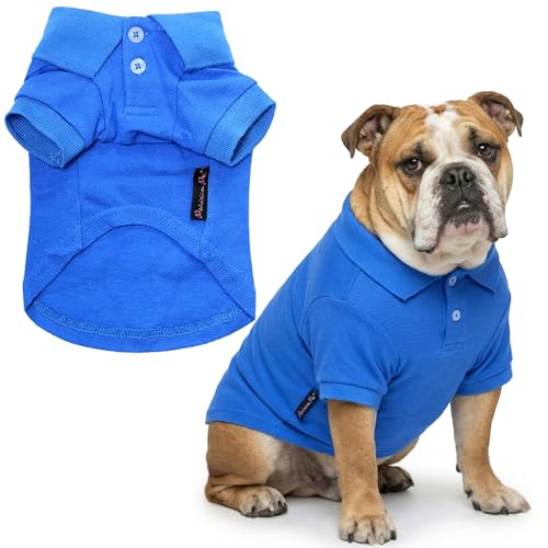 Parisian Pet Dog �|���V���c - �ʋC���̂���R�b�g���V���c - �\���b�h�u���[�A�T�}�[ �v���I�[�o�[ - ��^���p�{�^���A�b�v�J���[ 3XL