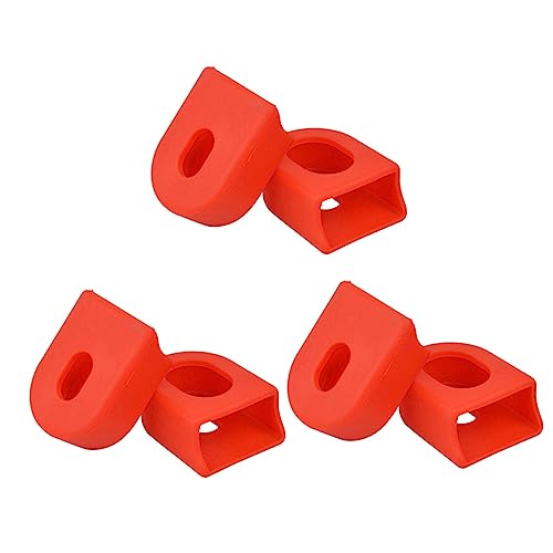 La Mejor Recopilación de Bielas para toldos al mejor precio. 39 TOYANDONA 6Piezas Cubre Bielas de Bicicleta de Roja de Protección para Manivela Accesorios para Bicicleta Carretera