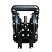 Air Operated Diaphragm Pump, 1” Inlet/Outlet Dual Diaphragm Pump, Aluminum Alloy 35GPM 100PSI Air Pump for Industrial Use, NPT 1/2” Air Inlet, No Leak, for Water or Low Viscosity Fliuds