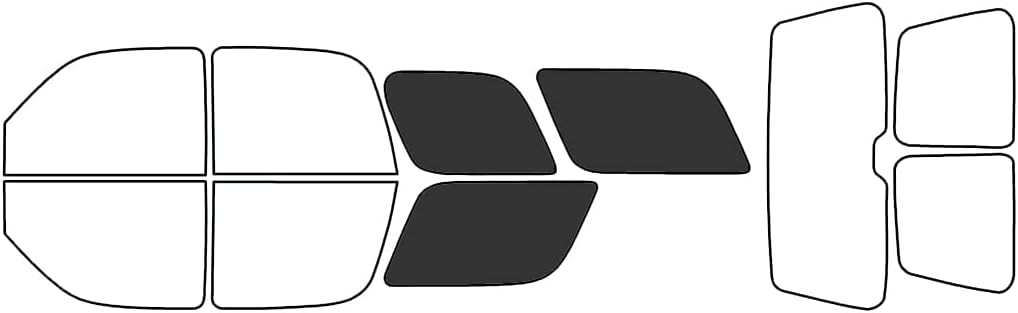 Rtint Window Tint Kit Compatible with Cadillac Escalade 2002-2006 - Cargo - 20% Cargo Cargo - 20%