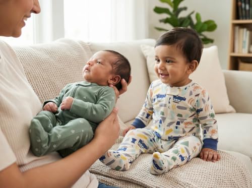 Image of Premium 2-Pack 100% Cotton Baby Boy Sleep N Play | Sleepsuit for Baby | Gentle on Skin