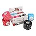 Produktbild Nasara Original Kinesiologisches Tape. Für Sport und Medizin. 4er Sparset in Einzelboxen, Rollengröße 5cm x 5m. Farben türkisblau, pink, schwarz, rot