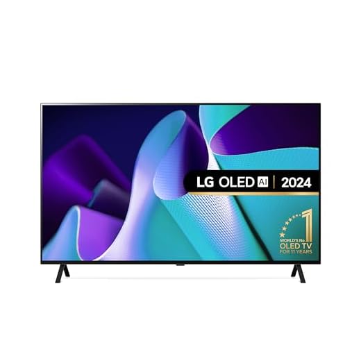 LG OLED65B42LA 65-Inch 4K UHD Smart TV, (α8 AI Processor, Dolby Atmos, Freeview Play and Amazon Alexa, 120Hz), Black [Model 2024]