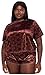Savage X, Women's Psychedelic Velvet Sleep Top, Dazed FX, S