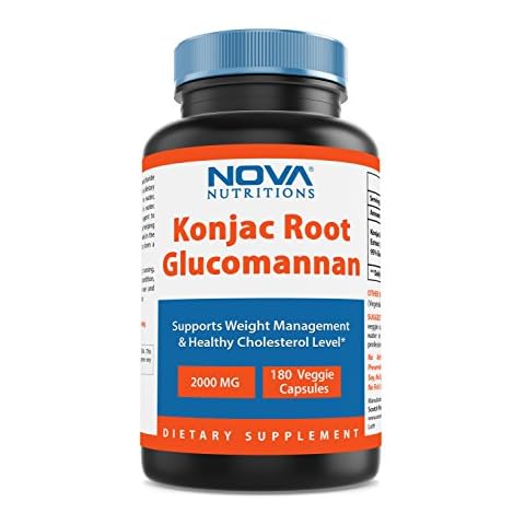 Nova Nutritions Konjac Root 2000 mg per Serving 180 Vcaps Cover