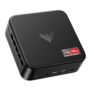 NiPoGi E3B Mini PC AMD Ryzen 7 5825U(Bis zu 4,5GHz) 16GB DDR4 512GB SSD mit Radeon RX Vega 8 Graphics Micro Desktop Computer Für Büro/Heimkino/Meeting/Busin... |WiFi 6|BT 5.2|USB3.2