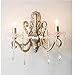 Produktbild WEPAINTING Freies Verschiffen Nordic Deco Silber Pinsel AC Kristall Europäischen E14 Wandleuchte Lampe Schlafzimmer Home Wandleuchte Beleuchtung 100% Guaranteed-2L_Design_Wall_Lamp_2_6-10W_Warm_White