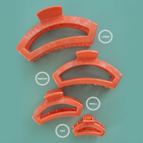 TELETIES Pinza pequeña abierta para cabello fino miniatura 6
