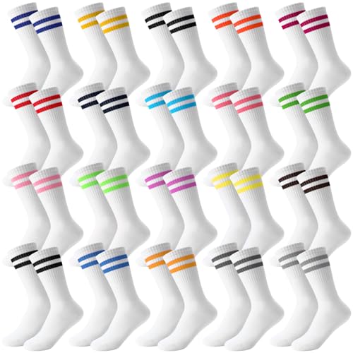 Chaussettes de sport respirantes en coton lot de 20 paires mi-saison confort