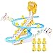 Chen0-super Anatre salir Le Scale Giocattolo Montagne Russe Giocattolo | Piste elettriche per Scale rampicanti Duck con 6 Mini Duck | Baby Light Up Toys Giocattolo Musicale