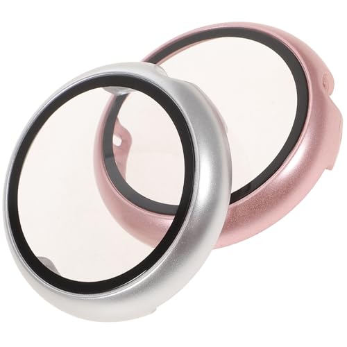 CHILDWEET 2pcs Watch Integrated Case Watch Case Anti-shocking Watch Screen Shell Watch Screen Cover Anti-shocking Watch Cover Watch Protector Detachable Tempered Film Pc Case