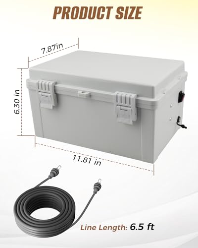 Adaptador Batería DeWalt 18V 20V con Enchufe CC Caja Impermeable Star Link Mini 6