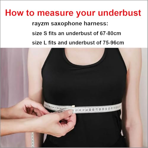 rayzm saxophone strap universal double shoulder leather strap for sax adjustable padded harness strap for alto tenor baritone saxophone large size