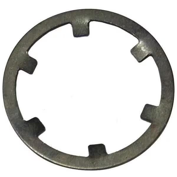 External Self-Locking Push-On Retaining Ring, Steel Plain Finish, 9/16 in Shaft Dia, 50 PK, Mfr: U36230.056.0001-A