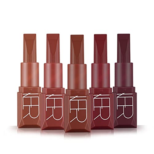 EnMart Set 5 Barras de Labios Mate - Nude Aterciopelado Hidratante para Mujer, Duradero & Resistente a Transfers, No Seca, Estuche Regalo (Cumpleaños/San Valentín)