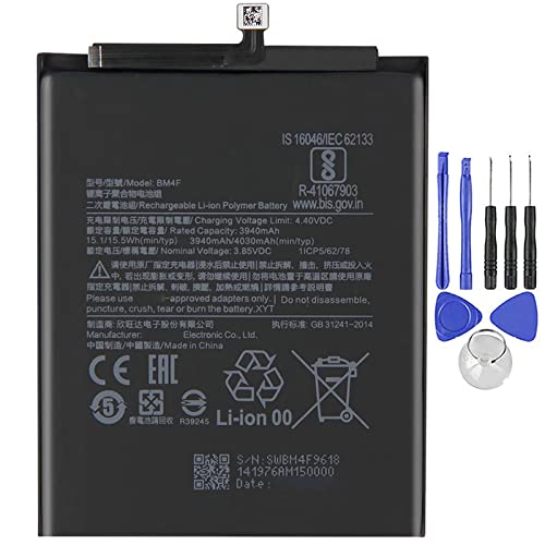 Batería compatible con Xiaomi Mi 9 Lite / A3 BM4F 4030 mAh alta capacidad con kit de montaje incluido