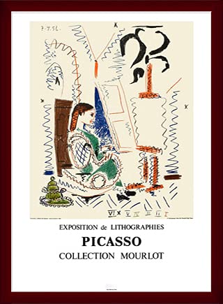 644 パブロ ピカソポスター Latelier a Cannes 抽象画 644 パブロ