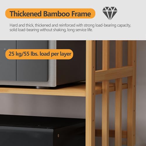 Supporto HiFi a 5 strati regolabile 152 cm rack stereo autoportante per lettore di dischi portatile unità di archiviazione multimediale per collezione audio e vinile