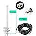 RAIGEN-400 N Type Female to RP-SMA Male - Low Loss RF Coaxial Cable - Helium Miner Cable - 10ft Extension for LoRa Antenna HNT Hotspot, Nebra, RAK, Bobcat, CB, Ham Radio, WiFi 4G LTE (10 Feet)