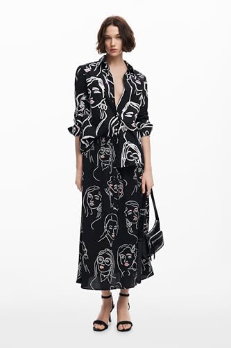 Image of Desigual Women's Woman Woven Shirt Long Sleeve