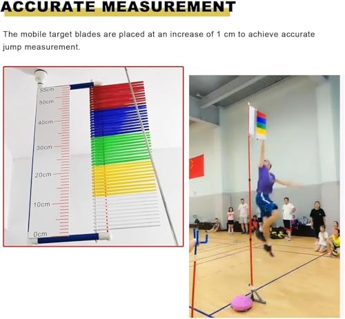 Medidor vertical do teste do salto do exercício da escola, auxílio de treinamento do voleibol do ver