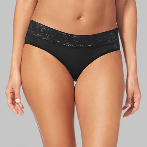 The Most Comfortable Underwear for Women Over 50: 21 Pairs That Feel Like a Second Skin 20 Tommy John Women's Underwear, Briefs, and Second Skin Fabric Cute, Stretchy, Soft Breathable Women's Briefs Comfortable Seamless Panties for Women, Black - Lace, X-Large