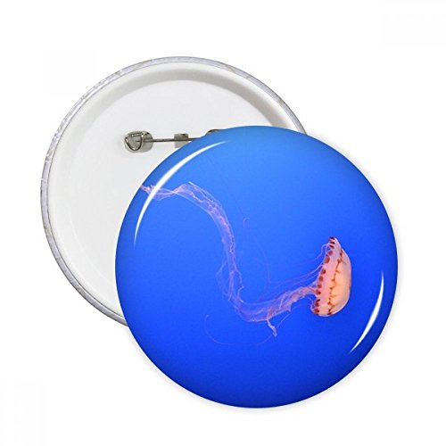 Badge Méduse Océan sur un Sac à Dos : Sublimez vos Vêtements avec la Nature Science DIYthinker 5pcs
