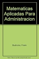 Applied Mathematics for Business, Economics and The Social Sciences 9684225636 Book Cover