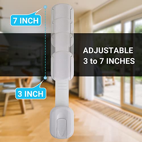 Lobularsky Adjustable Multi-Use Child Safety Cabinet Locks #TOP27