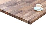 HOUSE OF WORKTOPS - Solid Walnut Kitchen Worktop, Length: 1M 2M 3M 4M, Thick:40mm, Premium Walnut Kitchen Worktops (2M x720mm x 40mm)
