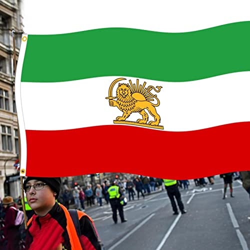旧イラン国旗, ライオンの太陽と歴史的なペルシャの旗, イラ
