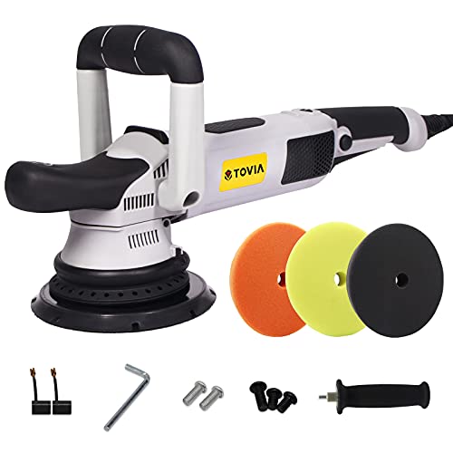 Black Friday - 40% OFF T TOVIA Buffer Polisher, 6 Inch Variable Speed Dual Action Random Orbital Car Tiles Polishing Machine with 3 Foam Pads, Boat Detailing Kit for Polishing, Waxing, Buffing, Sanding One-Day Sale: Up to 50% Off T TOVIA Buffer Polisher, 6 Inch Variable Speed Dual Action Random Orbital Car Tiles Polishing Machine with 3 Foam Pads, Boat Detailing Kit for Polishing, Waxing, Buffing, Sanding