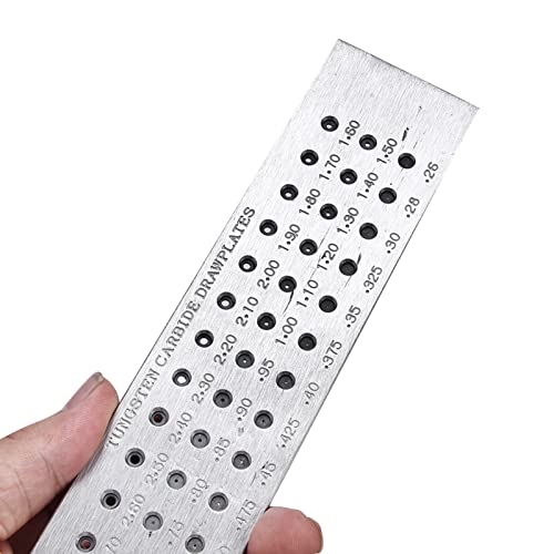 Wire Draw Plate, Wire Drawplate Tungsten Carbide Round Draw Plate,Metal Draw Plate Jewelry Tools Decorations Accessories, Used to Make Jewelry and Other Crafts(01) - Image 4