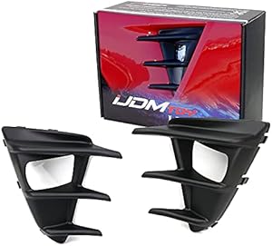 iJDMTOY A Pair LH RH OEM-Spec Fog Lamp Bezel Covers ONLY Compatible With 2017-2021 Toyota 86