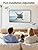 USX MOUNT UL Listed Full Motion TV Mount, Swivel Articulating Tilt TV Wall Mount for 26-65 Inch LED, 4K, Wall Mount Bracket with VESA 400x400mm Up to 77lbs, Perfect Center Design -XMM006-1
