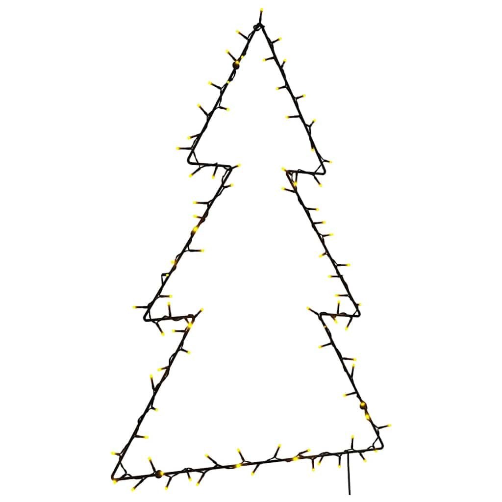 vidaXL Christmas Lights Christmas Tree Silhouette 115 LEDs Warm White, Fairy Light, Christmas Fairy Light, Hanging Christmas Lighting, led Fairy Light